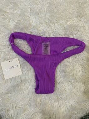 Kulani Kinis Minimal Cheeky Ribbed Bikini Bottom